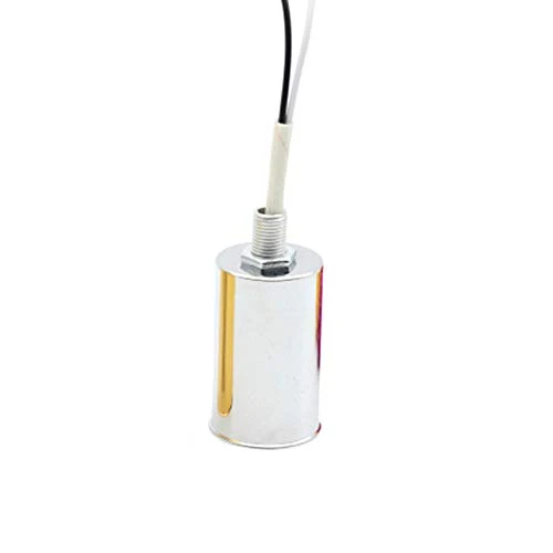 Kamas 1PC E27 E14 Ceramic Screw Base Round LED Light Bulb Lamp Socket Holder Adapter Light Bulbs Sockets Ceramics+Metal - (Color: Chrome, Base Type: E27)