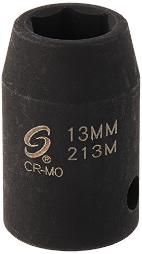 Sunex 213m 1/2-Inch Drive 13-mm Impact Socket