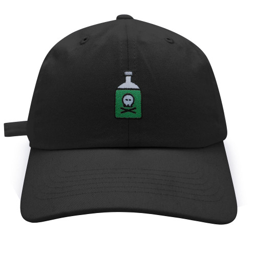 JPAK Poison Bottle Dad Hat Embroidered Baseball Cap Witch Bottle Pink