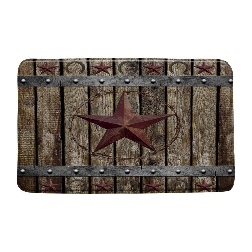 Rustic Barn Star Bath Mat Western Texas Star Horseshoe Retro Brown Wooden Board Cabin Primitive Berries Retro Country Garage Decor Memory Foam Bathroom Rugs Room Doormat Rustic Barn Star Bath Mat Western Texas Star Horseshoe Retro Brown Wooden Board Cabin Primitive Berries Retro Country Garage Decor Memory Foam Bathroom Rugs Room Doormat