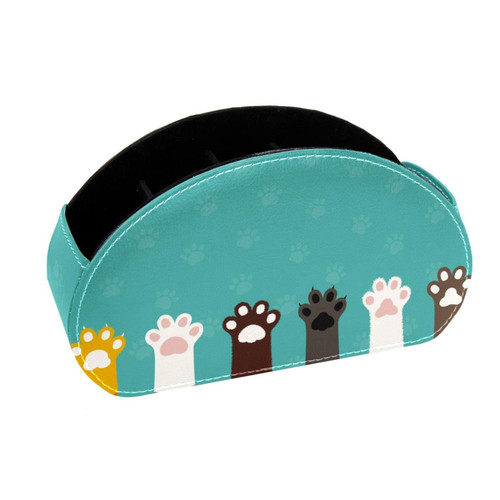 Lyetny Desktop Pen & Pencil Storage Cups Cat Paws Pen Organizer Makeup Brush Holders Pencil Cup for Office College Home