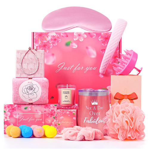 Birthday Gifts for Women, Gifts for Women, Mom, Get Well Soon Gifts Self Care Spa Gifts Baskets for Her Sister Wife Best Friends Female Unique Gift Ideas Set Care Package for Women Who Have Everything