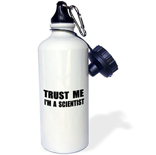 3dRose wb_195653_1 Trust me Im a Shrink-Work Humor-Funny Psychology Therapy Job Gift Sports Water Bottle, 21oz, Multicolored