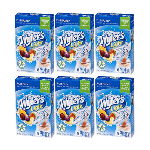 Wyler's Light Fruit Punch Singles To Go Drink Mix, 8 CT