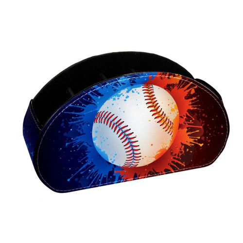 Lyetny Desktop Pen & Pencil Storage Cups Baseball Ball Pen Organizer Makeup Brush Holders Pencil Cup for Office College Home