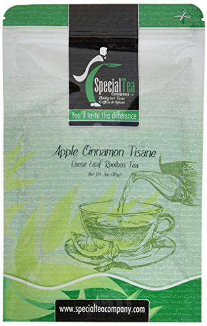 Special Tea Apple Cinnamon Tisane Rooibos Tea, Loose Leaf, 3 Ounce Special Tea Apple Cinnamon Tisane Rooibos Tea, Loose Leaf, 3 Ounce