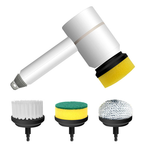 Electric Spin Scrubber, Bathroom Scrubber Rechargeable Shower Scrubber for Cleaning Tub/Tile/Floor/Sink/Window?Cordless Power Scrubber Cleaning Brush with 4 Replaceable Cleaning Brush Heads (White) Electric Spin Scrubber, Bathroom Scrubber Rechargeable Shower Scrubber for Cleaning Tub/Tile/Floor/Sink/Window?Cordless Power Scrubber Cleaning Brush with 4 Replaceable Cleaning Brush Heads (White)