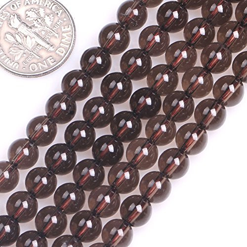 GEM-inside Smoky Quartz Gemstone Loose Beads Natural 6mm Round Crystal Energy Stone Power For Jewelry Making 15" GEM-inside Smoky Quartz Gemstone Loose Beads Natural 6mm Round Crystal Energy Stone Power For Jewelry Making 15"