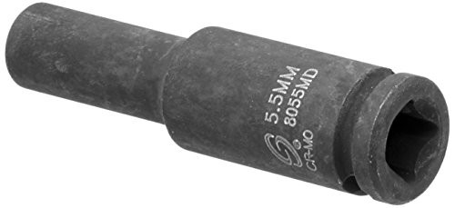Sunex 8055md 1/4-Inch Drive 5.5-Mm Deep Impact Socket