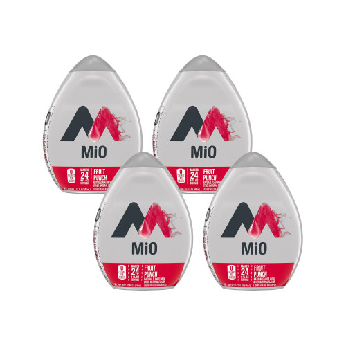 Mio Liquid Water Enhancer, Fruit Punch, 1.62 OZ, (Pack of 4) Mio Liquid Water Enhancer, Fruit Punch, 1.62 OZ, (Pack of 4)