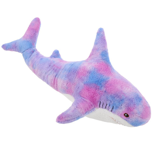 MorisMos Giant Shark Stuffed Animal, Chubby Shark Pillow Baby Shark Plush Toy Shark Toys Cute Stuffed Shark Plush Big Shark Plush Pillow for Kids, Purple, 32in MorisMos Giant Shark Stuffed Animal, Chubby Shark Pillow Baby Shark Plush Toy Shark Toys Cute Stuffed Shark Plush Big Shark Plush Pillow for Kids, Purple, 32in
