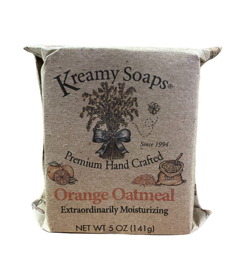 Kreamy Soaps Premium Hand Crafted Orange Oatmeal