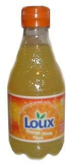 Loux Sparkling Orange Juice Drink, 330ml
