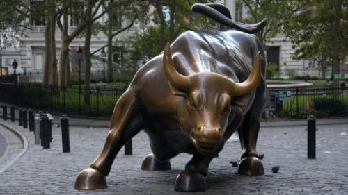 ConversationPrints WALLSTREET CHARGING BULL GLOSSY POSTER PICTURE BANNER PRINT PHOTO sculpture