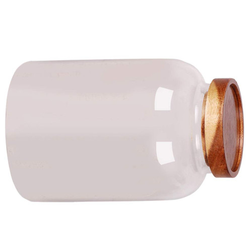 Hemoton Glass Storage Jars Food Containers Airtight Canister Food Can Tea Jar with Lid Pantry Organization Coffee Nuts Canister for Serving Tea Coffee Candy 1950ml