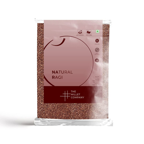 The Millet Company Natural Finger Millet 500 gm, Gluten Free, High Fibre Millets, Healthy Food Alternatives The Millet Company Natural Finger Millet 500 gm, Gluten Free, High Fibre Millets, Healthy Food Alternatives