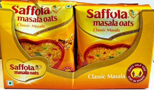Saffola Masala Oats- Classic Masala - 39 Gm X Pack of 12