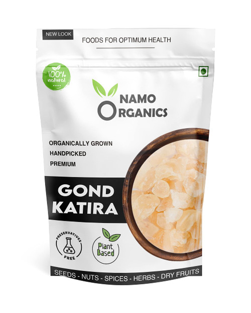 Namo Organics - Gond Katira Pure Organic - 250 Gm | Cooling Properties | 100% Natural Superfood Edible Gum
