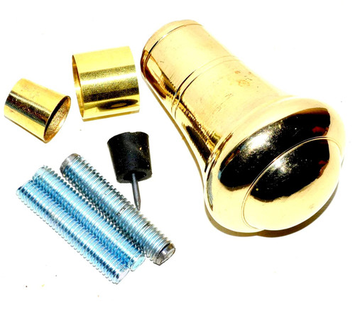 Vimal Nautical Solid Brass Round Plane Designer Handle for Walking Stick Canes,Stick Brass Handle Cane, Brass Walking Stick Cane