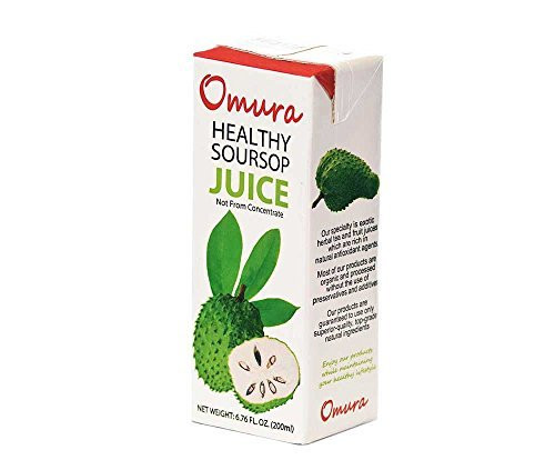 Soursop Guanabana Graviola Real Taste Pure Juice, Antioxidant (Pack of 12)