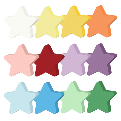 360Pcs Star Cutouts Paper, Colorful Star Shape Cut Outs, Assorted Color Classroom Star Decoration, Star Die Cuts Accent for DIY, Kids Teachers Craft Projects, Bulletin Board, Spring Summer Theme Party