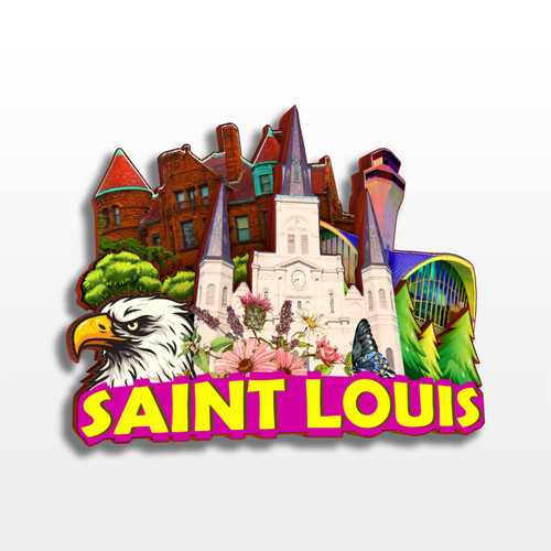 Saint Louis Missouri USA America Fridge Magnet Wooden Collection 3D Wood Handmade Travel City Souvenirs Refrigerator Magnet Home Decoration Gift -246 Saint Louis Missouri USA America Fridge Magnet Wooden Collection 3D Wood Handmade Travel City Souvenirs Refrigerator Magnet Home Decoration Gift -246