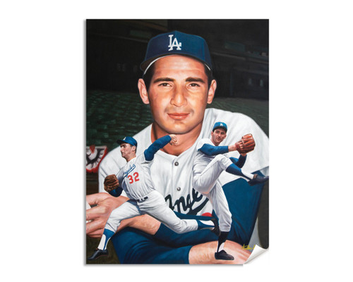 Sandy Koufax Los Angeles Dodgers MLB Baseball Pitcher Art Print 1AM3 CHOICES 8x10-40x50