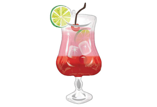 Gin Fizz Cocktail Jumbo 37" Foil Party Balloon by Anagram Gin Fizz Cocktail Jumbo 37" Foil Party Balloon by Anagram
