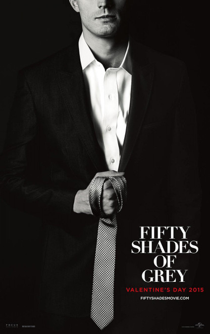 FIFTY SHADES OF GREY Original Movie Poster 27x40 - DS - JAMIE DORNAN