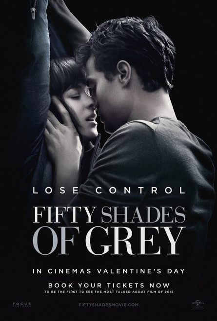FIFTY SHADES OF GREY Original Movie Poster 27x40 - DS - VERSION C - DAKOTA JOHNSON - JAMIE DORNAN
