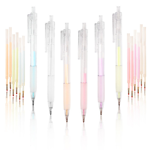 Ballpoint Glue Pen - 18pcs Quick Dry Glue Pen Set, Precise and Easy Control Glue Pen, Apply Glue Like Writing, for Crafting, Scrapbooking, Card Making, Kids Craft Supplies