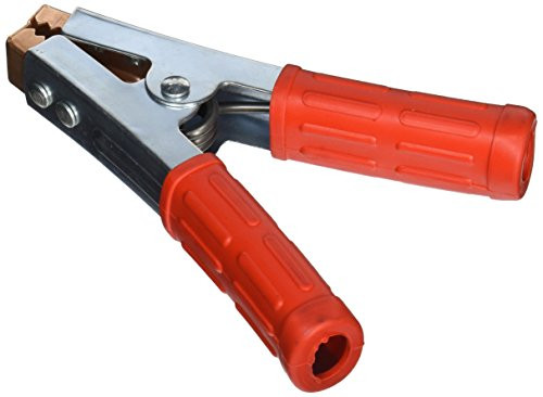 Uxcell Red Silver Crocodile Clip Style Spring 300A Loaded Welding Earth Clamp
