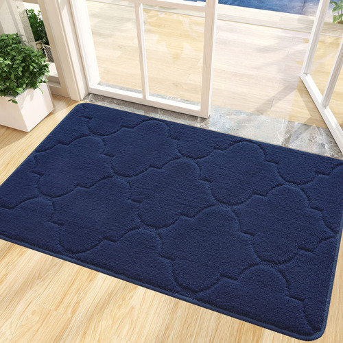 Arotive Door Mat, Indoor Mat, Non-Slip, Dirt Resist, Absorbent Entryway Doormat, Low-Profile Inside Front Doormats for Entrance (36x24 inches, Navy) Arotive Door Mat, Indoor Mat, Non-Slip, Dirt Resist, Absorbent Entryway Doormat, Low-Profile Inside Front Doormats for Entrance (36x24 inches, Navy)