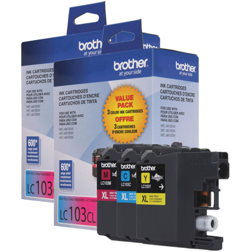 Brother Innobella LC1033PKS Original Ink Cartridge - Inkjet - High Yield - 600 Pages Cyan, 600 Pages Magenta, 600 Pages Yellow - Cyan, Magenta, Yellow Brother Innobella LC1033PKS Original Ink Cartridge - Inkjet - High Yield - 600 Pages Cyan, 600 Pages Magenta, 600 Pages Yellow - Cyan, Magenta, Yellow