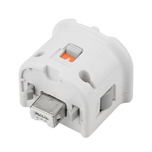 REDGO Motion Plus Adapter Sensor for Nintendo Wii Wii U Remote Controller White