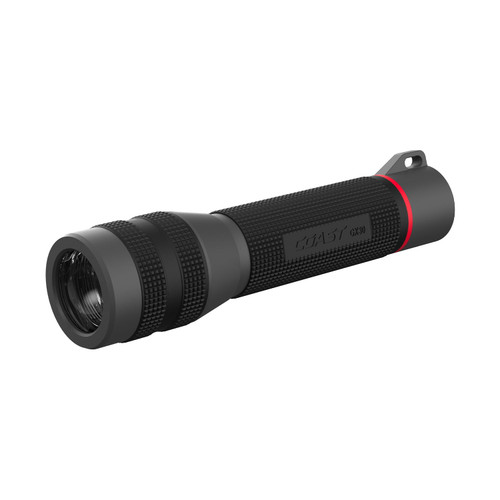 Coast GX30 2300 Lumen Waterproof Rechargeable Dual Power LED Flashlight with Twist Focus, Anti-Roll Cap and Textured Handle