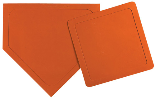 Markwort Throw Down bases With Pitchers Plate (Orange)