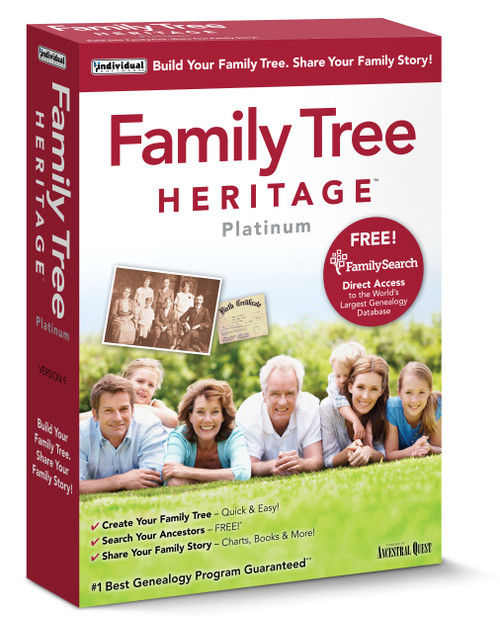 Individual Software Family Tree Heritage Platinum 9 Individual Software Family Tree Heritage Platinum 9