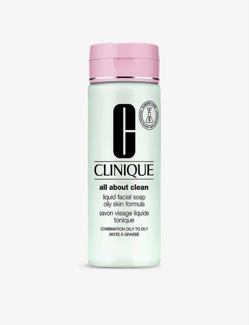 Clinique All About Clean Liquid Facial Soap Oily Skin Formula Combo Oily Skin, 1.0 fluid_ounces (Packaging May Vary)