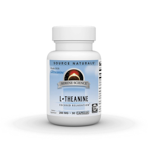 Source Naturals Serene Science L-Theanine 200 Mg Capsule, 30 Count