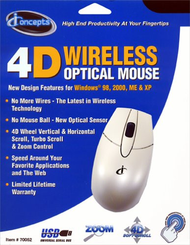 I Concepts 4D Wireless Optical Mouse