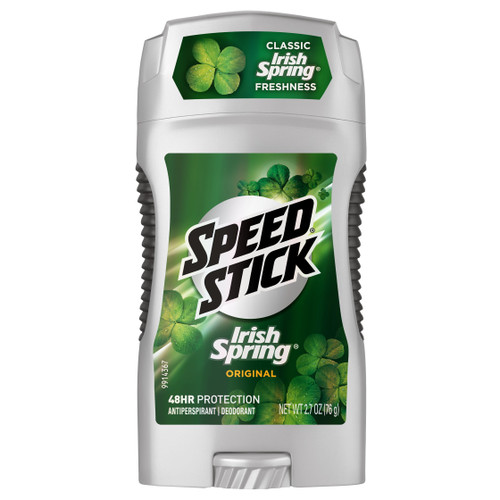 Speed Stick Men's Antiperspirant and Deodorant, Irish Spring Original, 2.7 Ounce Speed Stick Men's Antiperspirant and Deodorant, Irish Spring Original, 2.7 Ounce