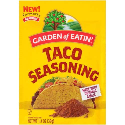 Garden of Eatin' Taco Seasoning, 1.4 oz. Packet (Pack of 12) Garden of Eatin' Taco Seasoning, 1.4 oz. Packet (Pack of 12)