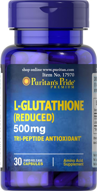 Puritan's Pride L-Glutathione 500 mg-30 Capsules (17970)