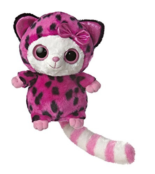 Aurora World YooHoo and Friends Medium Pammee Pink and Black Cheetah Plush Aurora World YooHoo and Friends Medium Pammee Pink and Black Cheetah Plush