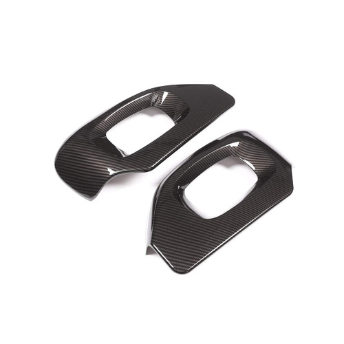 Car Accessories ABS Carbon Fiber Side Seat Frame Cover Trim for Rover Range Rover Vogue Autobiography Sport 2013-2017