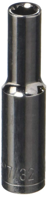Crescent 1/4" Drive 6 Point Deep SAE Socket 7/32" - CDDS2N