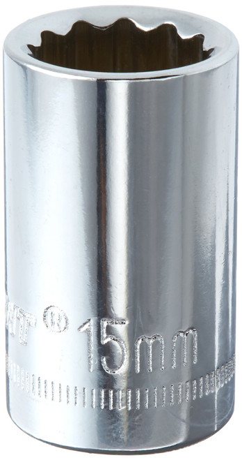 Crescent 1/2" Drive 12 Point Standard Metric Socket 15mm - CDS75N