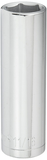 Crescent 1/2" Drive 6 Point Deep SAE Socket 11/16" - CDDS59N