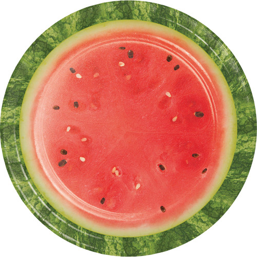 Creative Converting Dinner Plate, 9", Multi-colored